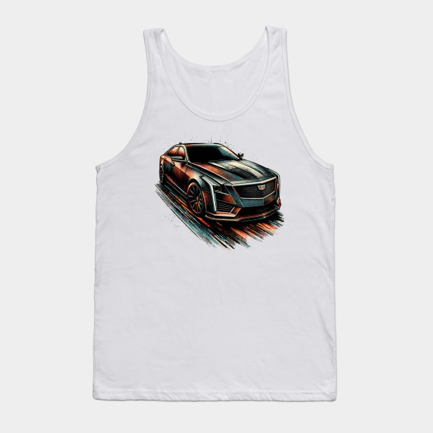 Cadillac CT6 Tank Top by Vehicles-Art